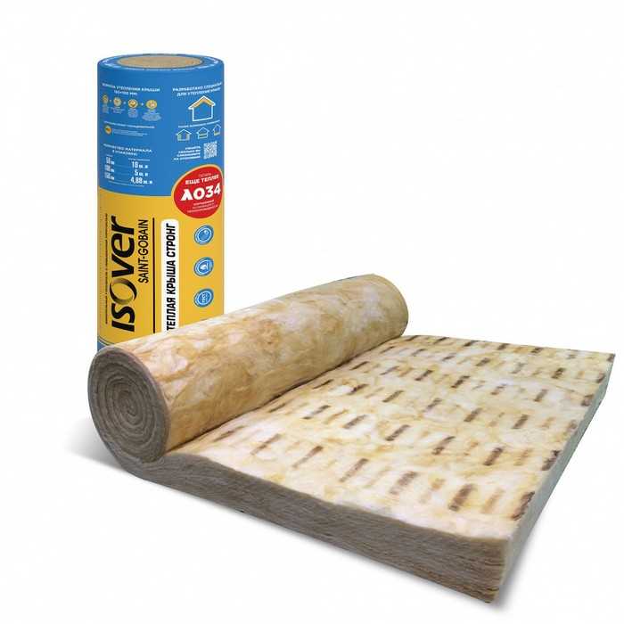 Утеплитель Isover Изовер Тёплая Крыша Стронг 150х1220х4000